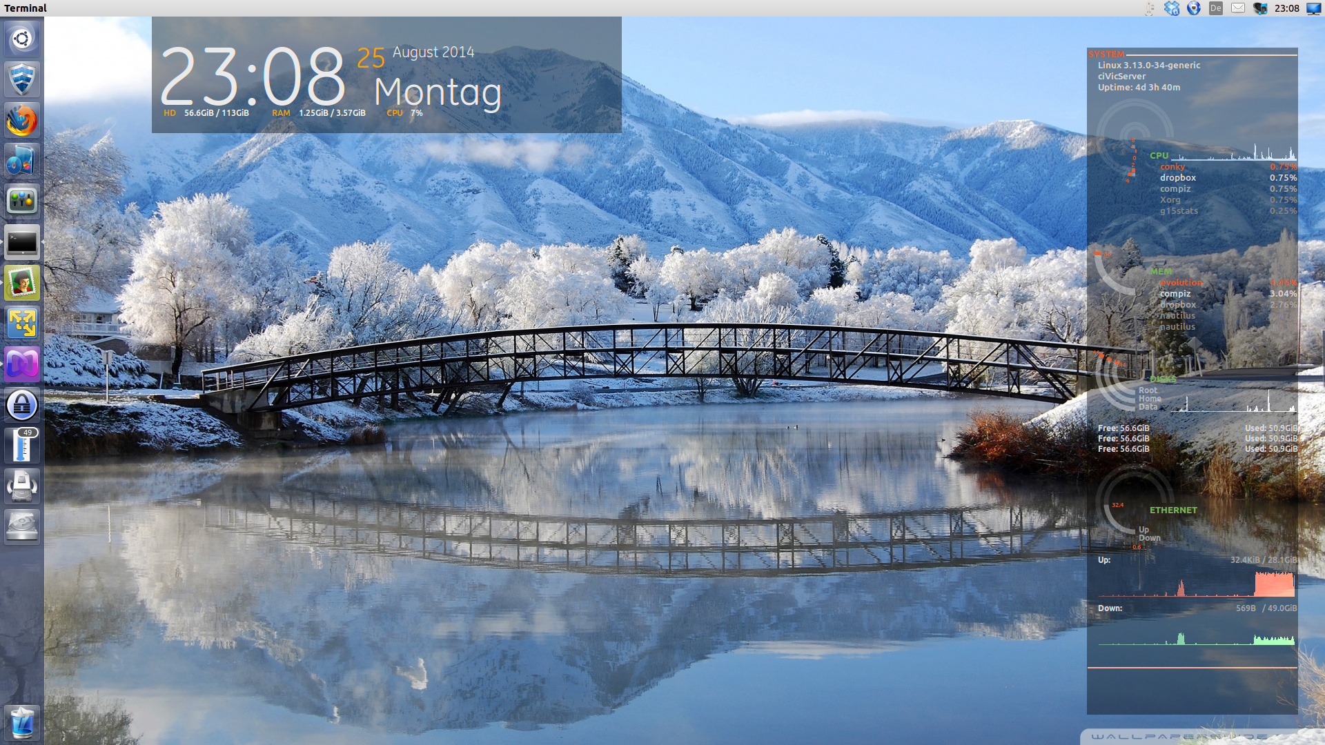 Howto time-controlled change the wallpaper and theme in Ubuntu  |  Olli's